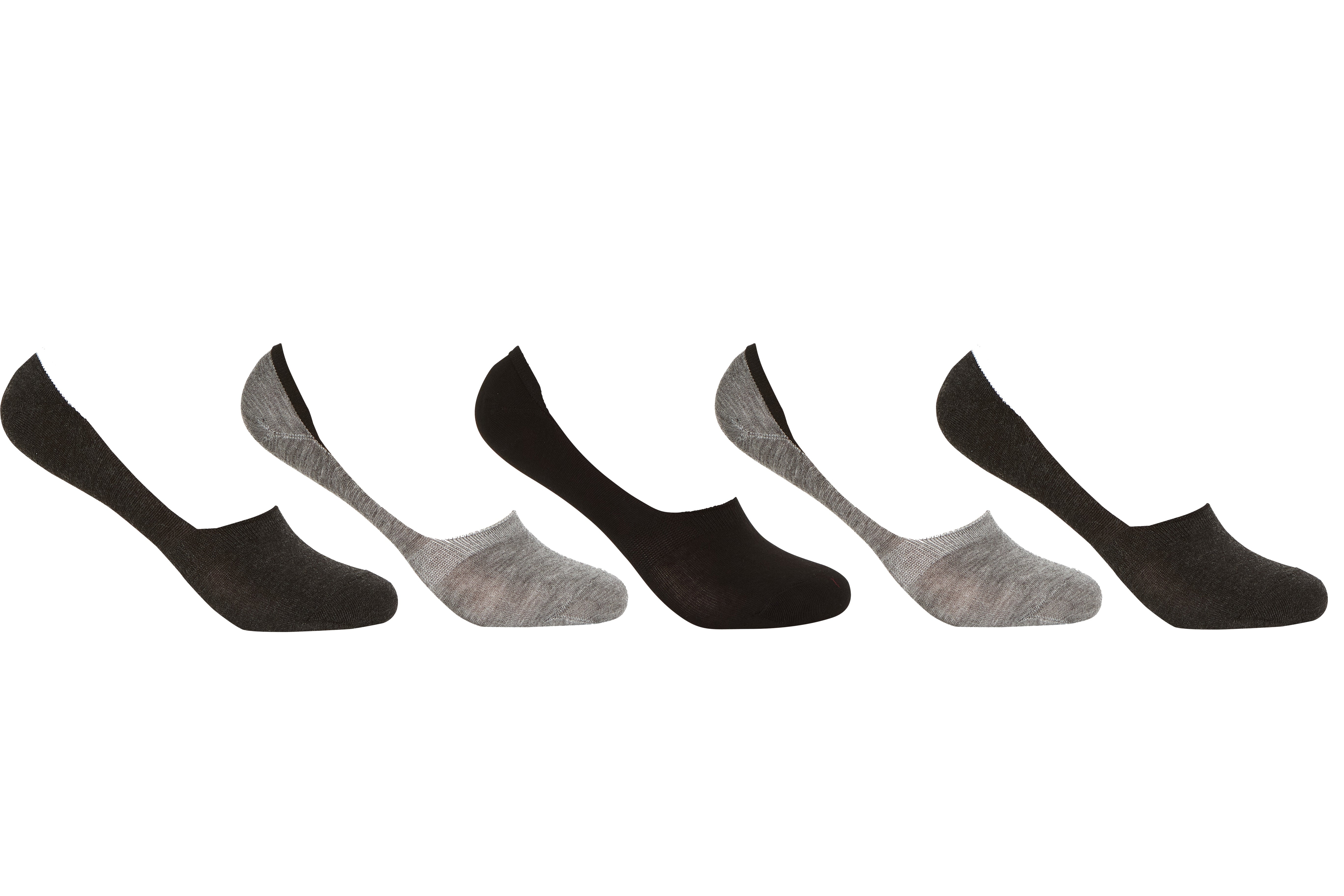 Steve Madden Non-Slip Comfortable Foot Liner Socks, 5-pack (Men's ...