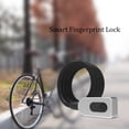 thumbnail image 4 of GQ10F Fingerprint Bike Lock 20 Sets Fingerprint Unlock USB Rechargeable Smart Keyless Fingerprint Lock IP65 Waterproof -Theft Bicycle Lock Cable Locks for Bike Motorcycle Door Fence, 4 of 7