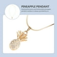 thumbnail image 5 of LOLIPPYY Summer Collarbone Pendant Necklace with Pineapple Design Lightweight and Stylish, 5 of 8