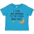 thumbnail image 3 of Inktastic I Love My Abuela To The Moon and Back Boys or Girls Toddler T-Shirt, 3 of 5