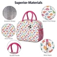 thumbnail image 4 of Womens Colorful Cartoon Dinosaurs Pattern Lunch Box for Work,Insulated Lunch Bag for Women,Loncheras Para Mujer,Leakproof Adult Lunch Bag for Work,Beach,Travel,Picnic,Camping, 4 of 7