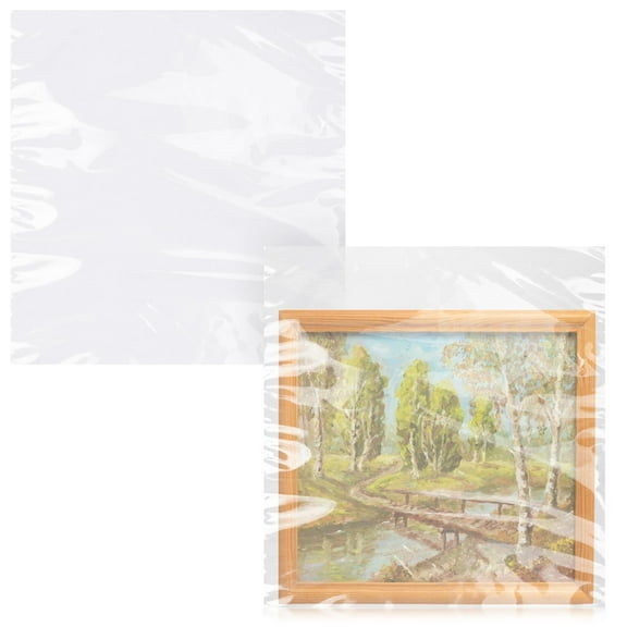 Clear Packing Bags, 14 x 14 Inches. Pack of 1000 Clear Poly Mailers. 2 Mil Clear Shipping Bags with Open Top. Waterproof Clear Packaging Bags for Small Items