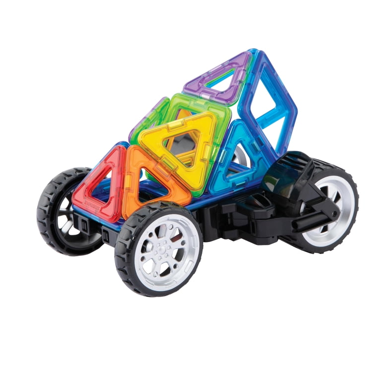 Magformers Amazing Transform 17Pc Wheel Set Magnetic Tiles for