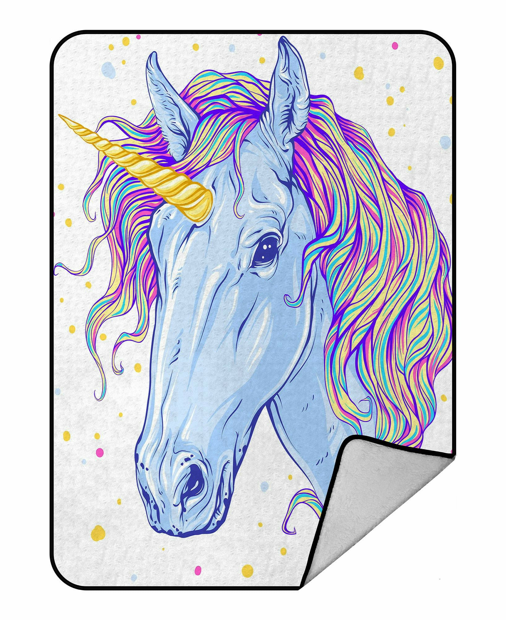 unicorn blanket walmart