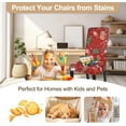 thumbnail image 7 of Christmas Dining Chair Covers Set of 4,Stretch Printed Kitchen Chair Cover Washable Spandex Xmas Parsons Chair Protector Slipcovers for Christmas Decoration,Holiday Party(Xmas Red), 7 of 7