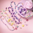 thumbnail image 2 of Set de joyas SIELEVIN para niños, collar y pulsera con unicornio y arcoíris, 2 of 7