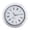 silver frame white r, variant on Compact Small Clock Fit Up Vintage Miniature Round Metal Watch Dials Featuring Roman Numerals for Craft Projects