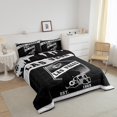 thumbnail image 3 of Erosebridal American Football Comforter Sets Queen Size,Sport Gamer Bedding Queen Comforter Set,Rugby Print Decor (Las Vegas),Reversible,Ultra Soft,3 Pieces, 3 of 7
