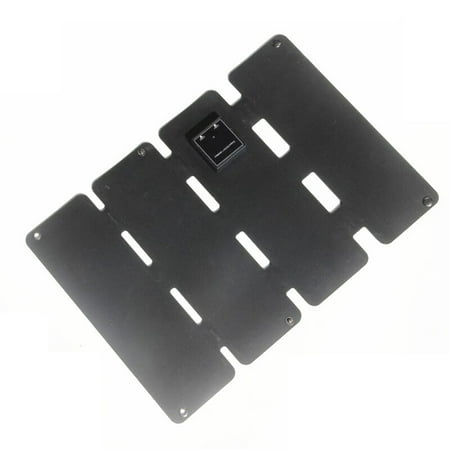 

13W Solar Panel Module Dual USB Output Lightweight Anti-scratch Charger for Charging Small DC Batteries Black