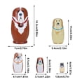 thumbnail image 2 of Muñecas Matryoshka de animales, artesanías rusas de madera Matryoshka, regalo de cumpleaños para niños, 2 of 8