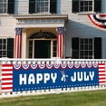 thumbnail image 5 of Qocolhg American Flag Patriotic Soldier Porch Sign Banners,Patriotic Decorations for Memorial Day 4th of July Independence Day Veterans Day Labor Day Hanging Banner for Yard Outdoor Clearance, 5 of 9