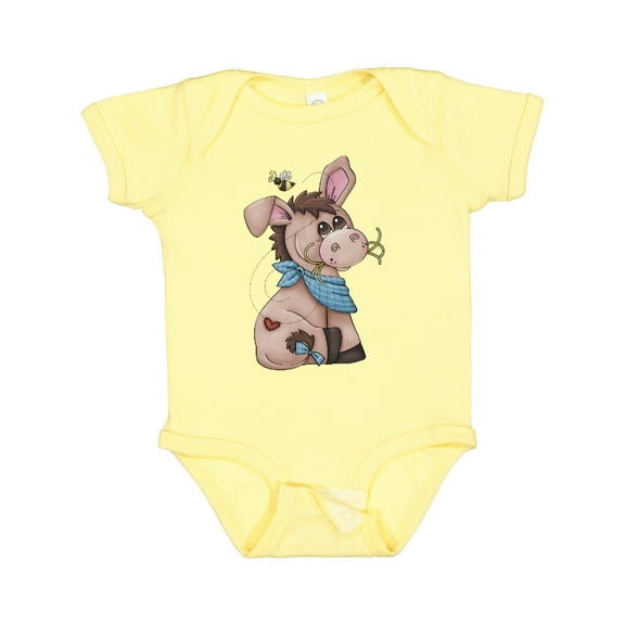 Inktastic Western Dilly Donkey Boys Baby Bodysuit