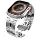 thumbnail image 4 of Para Apple Watch Apple Watch 9 Ultra Correa de titanio iWatch 8 Acero inoxidable Iron Man, 4 of 6