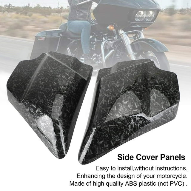 Carbon Side Cover Panel Fit For Touring Electra Road Glide Road King 2009-2020