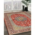 thumbnail image 3 of Ahgly Company Machine Washable Indoor Rectangle Traditional Fire Brick Red Area Rugs, 2' x 3', 3 of 7