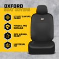 thumbnail image 2 of Funda de asiento de vehículo CAT DuraDrive Black Oxford Heavy Duty, 2 of 8