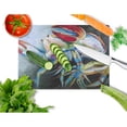 thumbnail image 2 of Carolines Treasures JMK1103LCB Blue Crab Glass Cutting Board Large, 12H x 16W, multicolor, 2 of 2