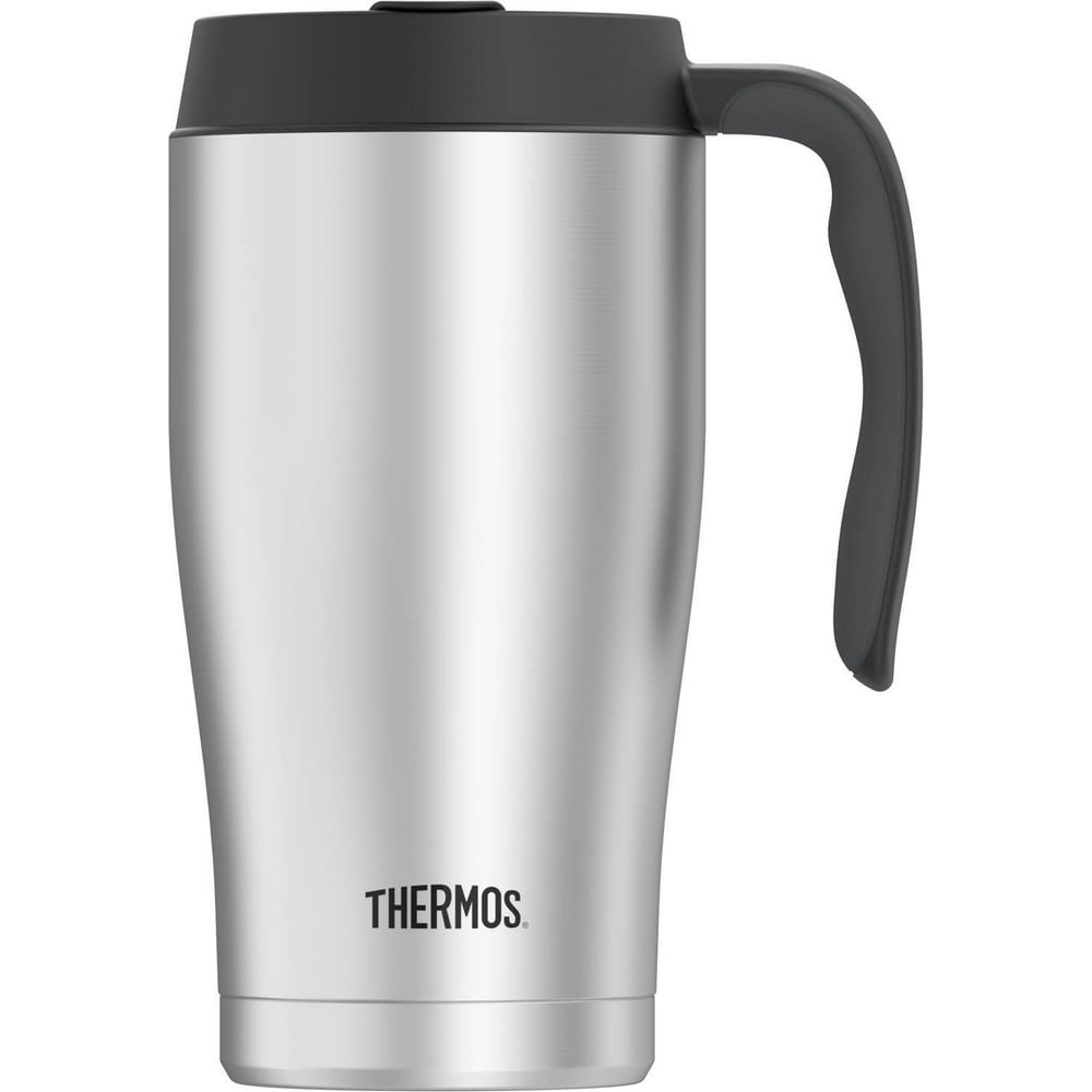 Thermos 22 Ounce Vacuum Insulated Stainless Steel Mug (Stainless Steel ...