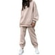 thumbnail image 5 of 2x chándal para mujer, conjuntos casuales, conjunto de pantalones, jersey de manga larga, sudadera cálida, sudaderas con capucha para , , en Caqui s, 5 of 8