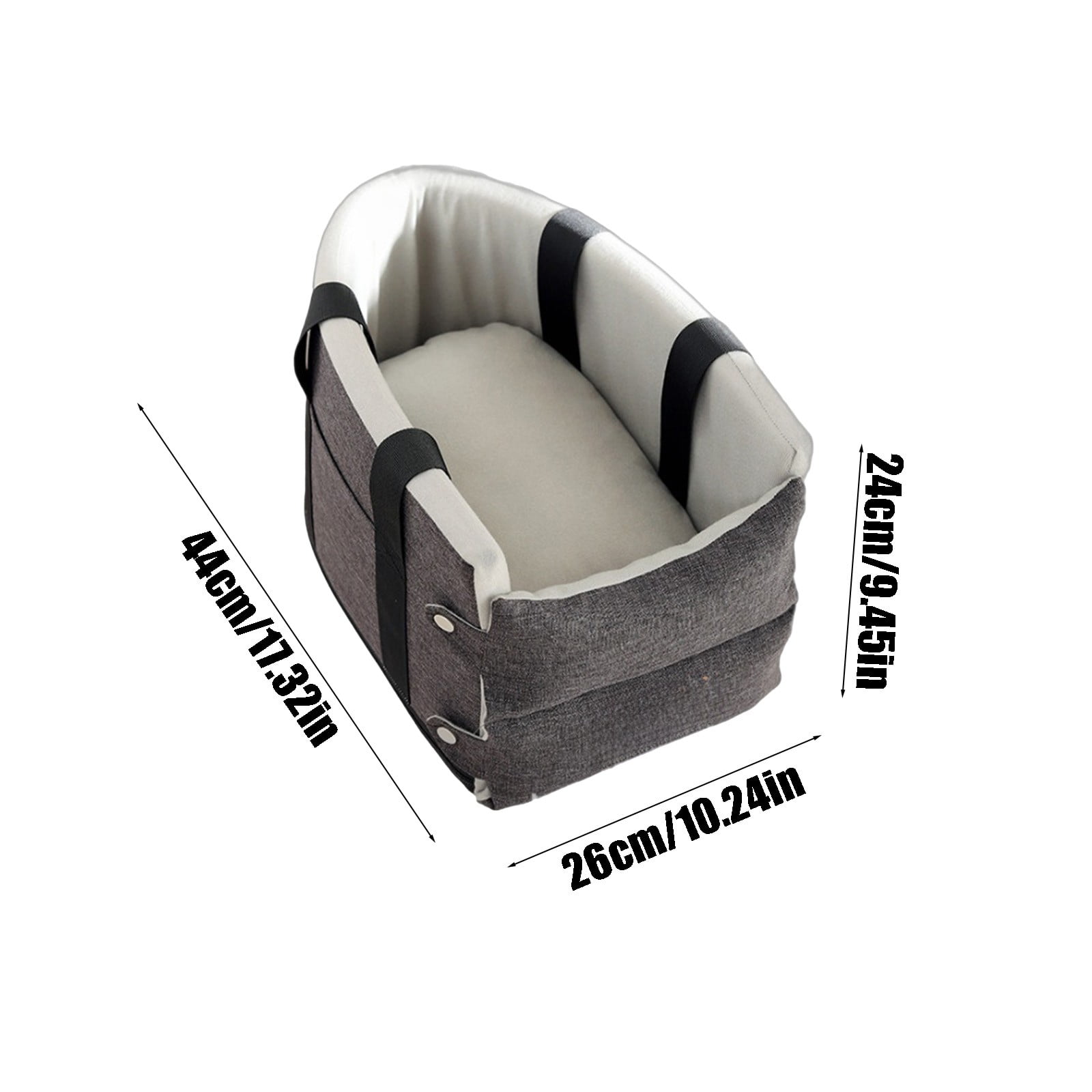 Center Console Dog Car Seat,Cat Car Seat,Small Dog Car Seat,Dog Car Seats For Small Dogs,Console Dog Car Seat,Cat Car Seat Center Console,Cat Seat For Car(Black 18in)Clearance from ANMUYUM