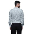thumbnail image 3 of BESTMAN Long Sleeve Formal Shirt For Men Printed Button Down Cotton Men Shirts, 3 of 5