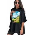 thumbnail image 3 of Plus Size Shirt for Women Black Tops for Women Short Sleeves Shirt for Women Sunny Day T Shirt Crewneck Shirt for Women XS, 3 of 5