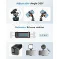 thumbnail image 3 of UBeesize Phone Tripod, Premium Flexible Phone Tripod with Remote and Phone Mount, Mini Tripod Stand for Camera, GoPro, 3 of 5