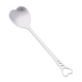 thumbnail image 5 of opvise Coffee Spoon Heart-shaped Rust-proof Rainbow Gradient Color Stainless Steel Coffee Tea Stirring Spoon Wedding Present Golden, 5 of 8