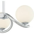 thumbnail image 5 of Essence 3-Light LED Semi-Flush Mount in Polished Chrome, 5 of 5