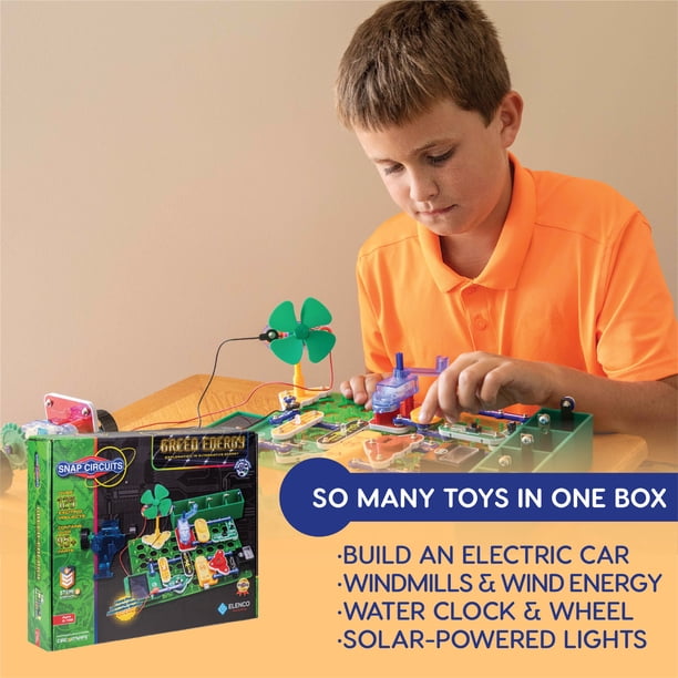Snap Circuits Green Energy Kit for Grade School STEM Projects