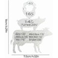 thumbnail image 2 of ExquisiteBBQ Gift Men Grilling Party for Husband Meat Temperature Guide,Grilling Temperature Magnet Refrigerator Fridge Magnet, 2 of 4