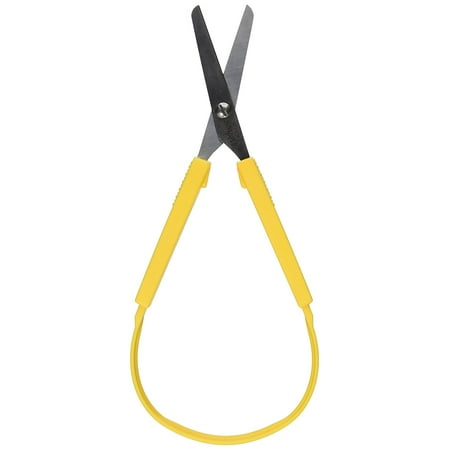 Open Loop Scissors - Loop Scissors - 8 inches - Yellow, Sold as a Single Unit By School Smart