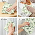thumbnail image 6 of 1set 2Pcs Flowers Plants Hand Towels with Hanging Loop Floral Hanging Towel for Kitchen Bathroom Microfiber Absorbent Hand Tie Towels Soft Thick Tea Dish Towel Dishcloth for Washroom Laundry Room, 6 of 7