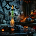thumbnail image 4 of TanSiDing 1pcs Flickering LED Skeleton Hand Candelabra - Battery Operated Flameless Halloween Decor for Spooky Party & Home Tabletop Ambiance, 4 of 6