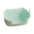 thumbnail image 1 of Cajas de arena para gatos Contenedor de arena para gatos con pala Orinal portátil Bandeja de arena para gatos Inodoro para gatos Caja de arena verde, 1 of 8