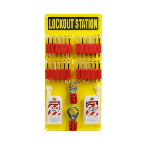 Brady Lockout Station,0.035" D,23.5" H,11.5" W 153687