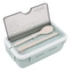 thumbnail image 1 of Caja Bento Para Adultos Cajas Bento Caja Bento Térmica Recipientes Térmicos Para Alimentos Compartimento Fiambrera 2 Compartimentos 1100ml Loveliness Adult Bento Box Con Cuchara ANGGREK Otros, 1 of 8