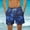 Dark Blue, variant on Mens Shorts Clearance,Men's Hawaiian Print Shorts Casual Print Swim Shorts Shorts Green M