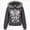 A2-Grey, variant on 11-12 Years Big Girls Faux Fur Hooded Zip Up Sweatshirt Long Sleeve Graphic Pullover Outerwear with Pockets