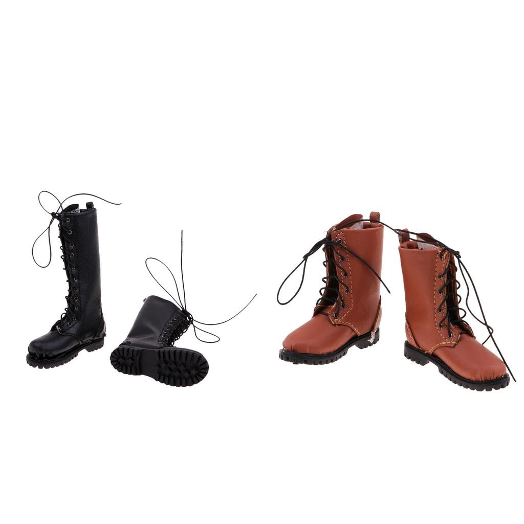 1/6 Scale Flat Combat Boots Shoes for Male 12inch Action Figure DIY Toys 