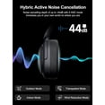 thumbnail image 3 of Restored Edifier W800BT Pro -44dB Hybrid Active Noise Cancelling Headphones, Wireless Over Ear Headphones with Bluetooth 5.4, Hi-Res Audio, AI Clear Call, Custom EQ via App, Foldable Design, Black (Refurbished), 3 of 6