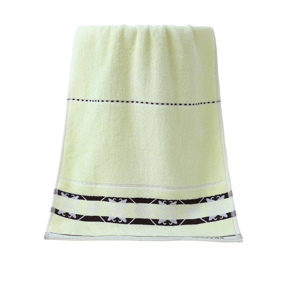 Kyusrd Hand Towels for Bathroom,Cotton Soft Absorbent Decorative Hand Towel for Face Spa Bath Gym Kitchen,White,33x73cm