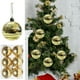 thumbnail image 5 of Set de adornos para árboles de Navidad 6PCS | Adornos antidestructibles de 6 cm para decoraciones navideñas, bolas colgantes de plástico para casa, fiesta, boda, aniversario, variados rojo verde, 5 of 7
