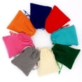thumbnail image 3 of Bolsa de terciopelo con brida para embalaje de joyas, contenedor de cuentas, bolsas de almacenamiento, 5x7cm, 7x9cm, 8x10cm, 9x12cm, 10x15cm, 3 of 4