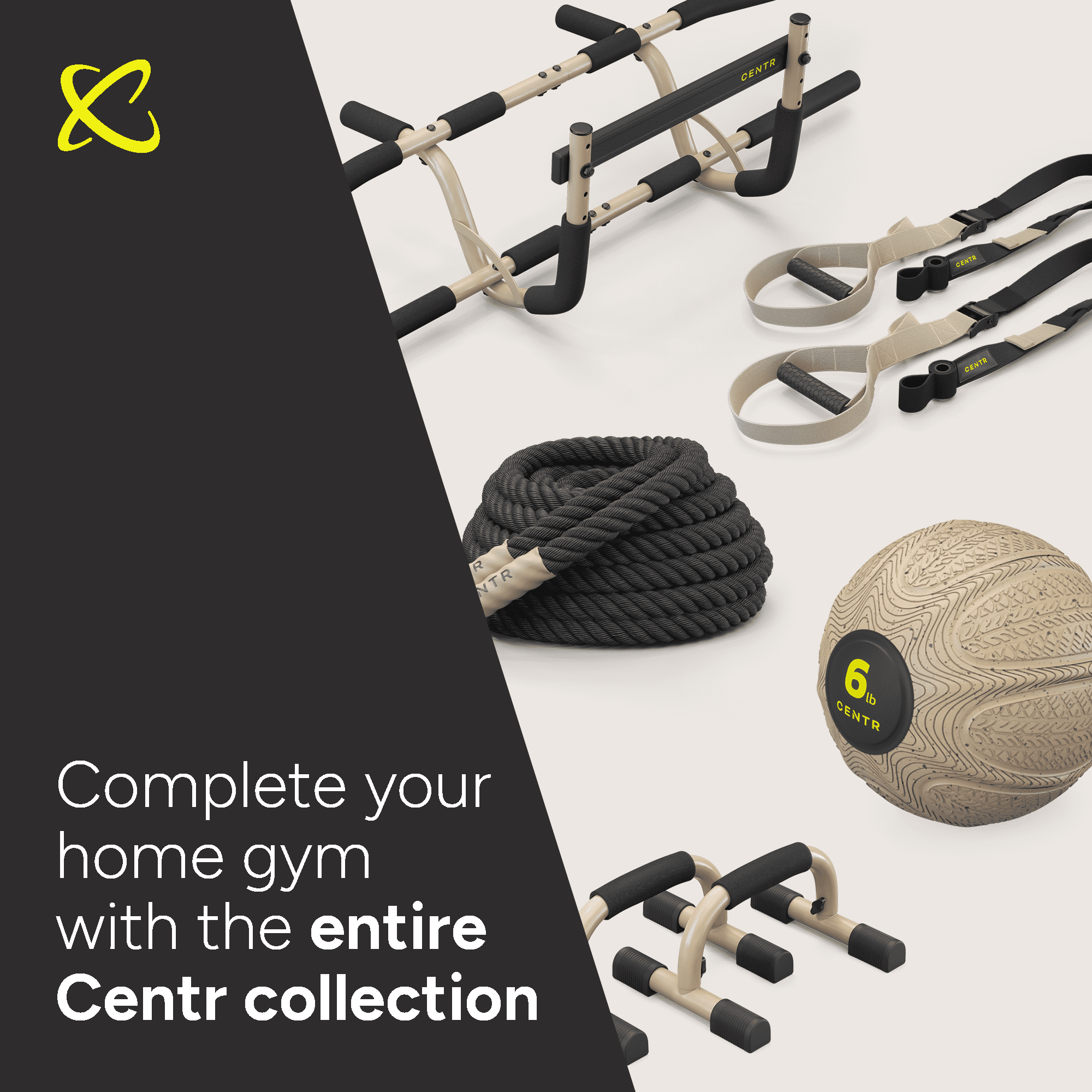 Centr By Chris Hemsworth Sand Bags, Long-Lasting Neoprene Free Weights, 8 lb, 2-Pack + 3-Month Membership