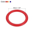 thumbnail image 2 of Uxcell 4cm Plastic Carnival Ringtoss Rings Game Hoop 24 Pack (Blue, Orange, Red, Yellow), 2 of 7