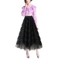 thumbnail image 1 of Txlixc Falda de TUL de estilo femenino de longitud media Txlixc  moda, 1 of 3