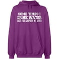 thumbnail image 2 of OXI Hoodie Sweatshirt - Basic Casual Hoodie for Men's and Women Fleece Hoodie Long Sleeve - Purple Medium, 2 of 3