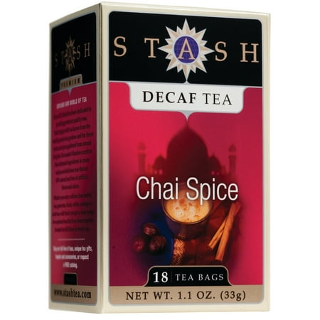 (3 Boxes) Stash Tea Decaf Chai Spice Tea, 18 Ct, 1.1 (Best Decaf Black Tea)