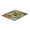 Multicolored, variant on Orange Top Palm Tree Mouse Pad, Hot Pad & Trivet